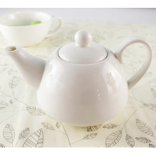 Kundenspezifische weiße Farbe Keramik Teetopf Set